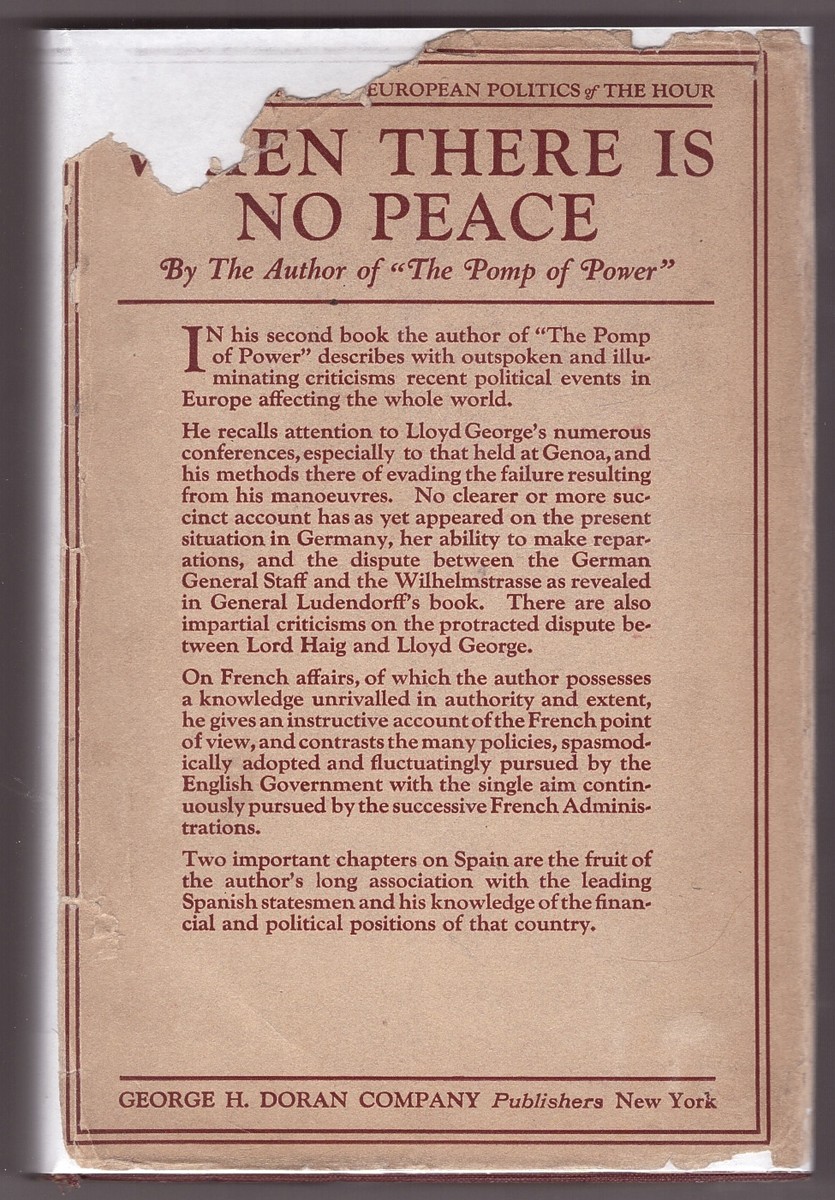 Where there is no peace, Image for Where there is no peace,