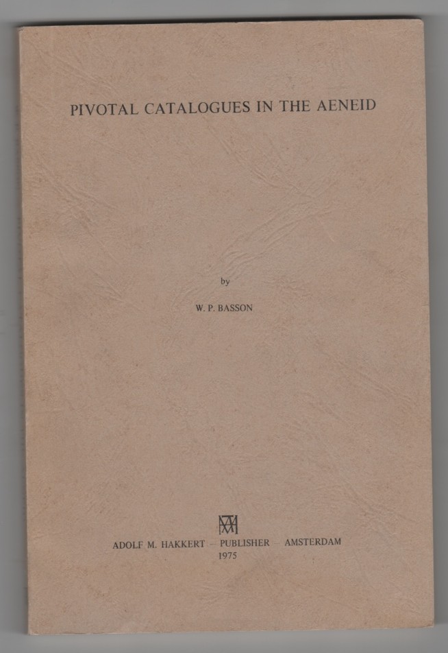 Image for Pivotal Catalogues in the Aeneid