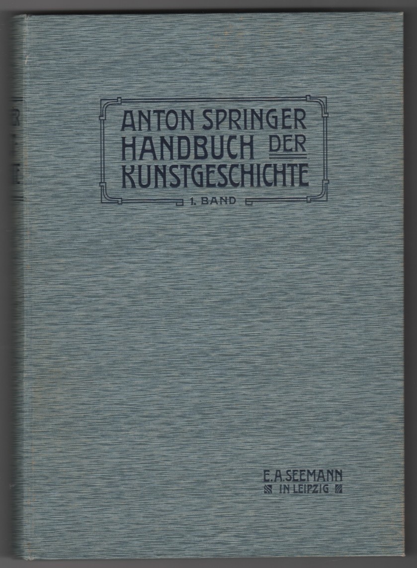 Image for Handbuch der Kunstgeschichte - Volume I Das Altertum