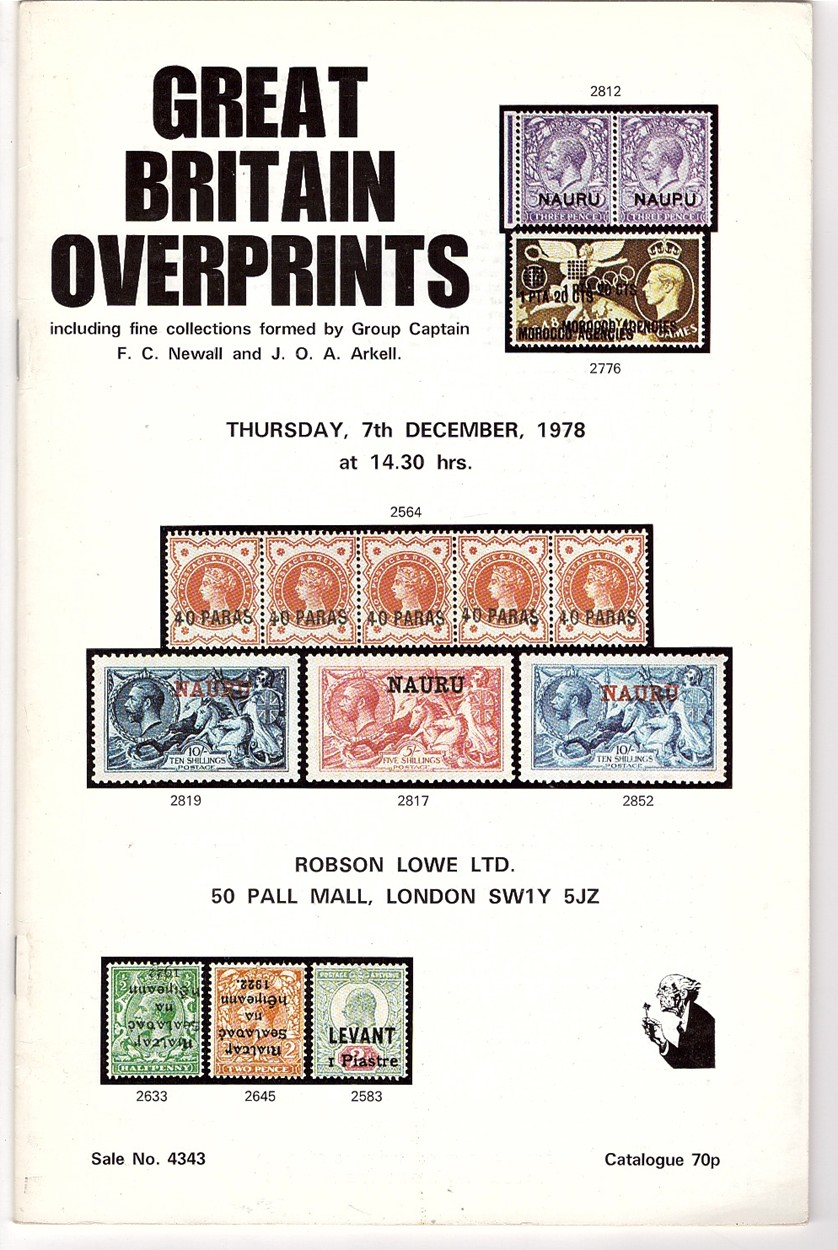 Image for GREAT BRITAIN OVERPRINTS