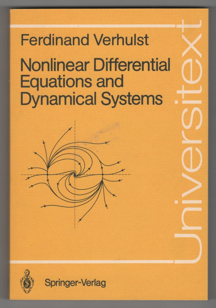 VERHULST, FERDINAND - Nonlinear Differential Equations and Dynamical Systems