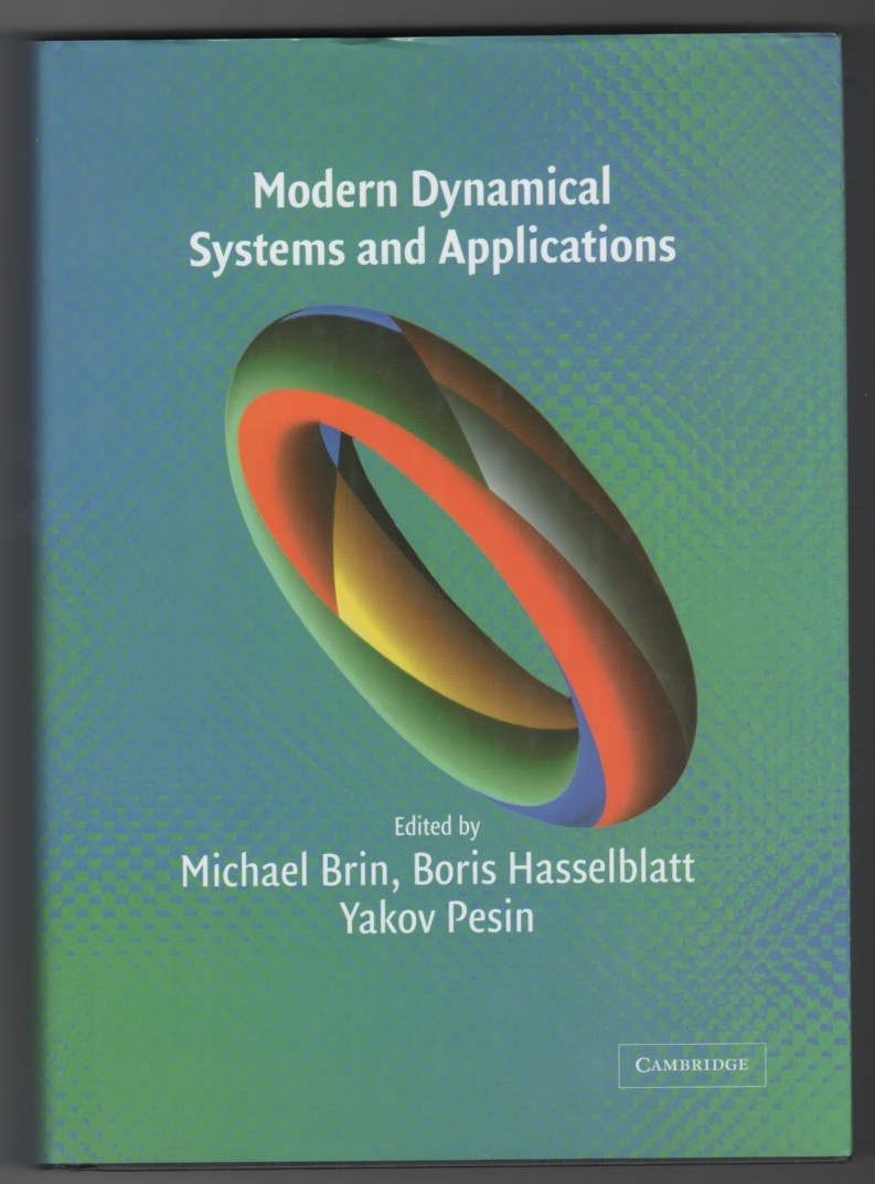 BRIN, MICHAEL & BORIS HASSELBLATT EDITORS - Modern Dynamical Systems and Applications