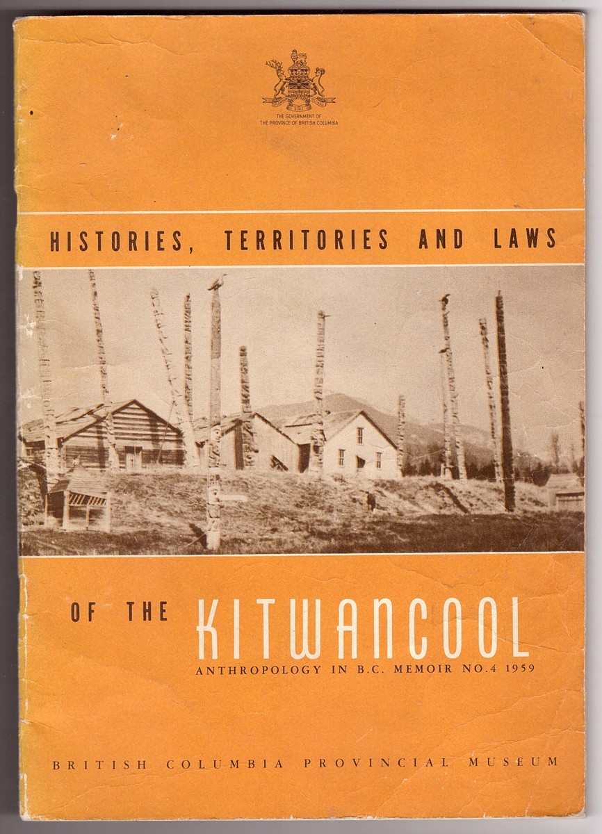 Image for Histories, Territories and Laws of the Kitwancool