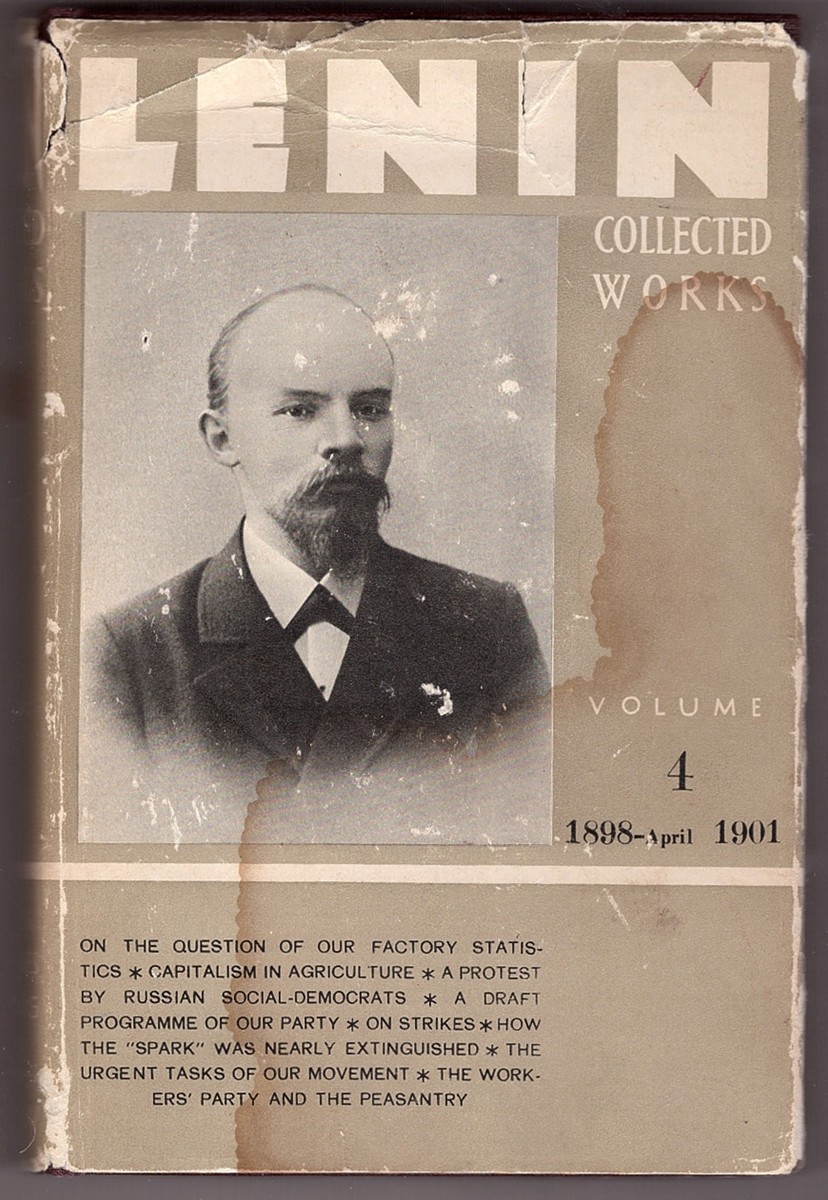 LENIN, V.I.; JEROME, VICTOR (EDITOR), FINEBERG, JOE AND HANNA, GEORGE (TRANSLATORS) - Collected Works Volume 4 1898