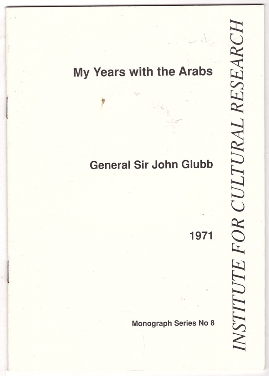 Image for My Years with the Arabs