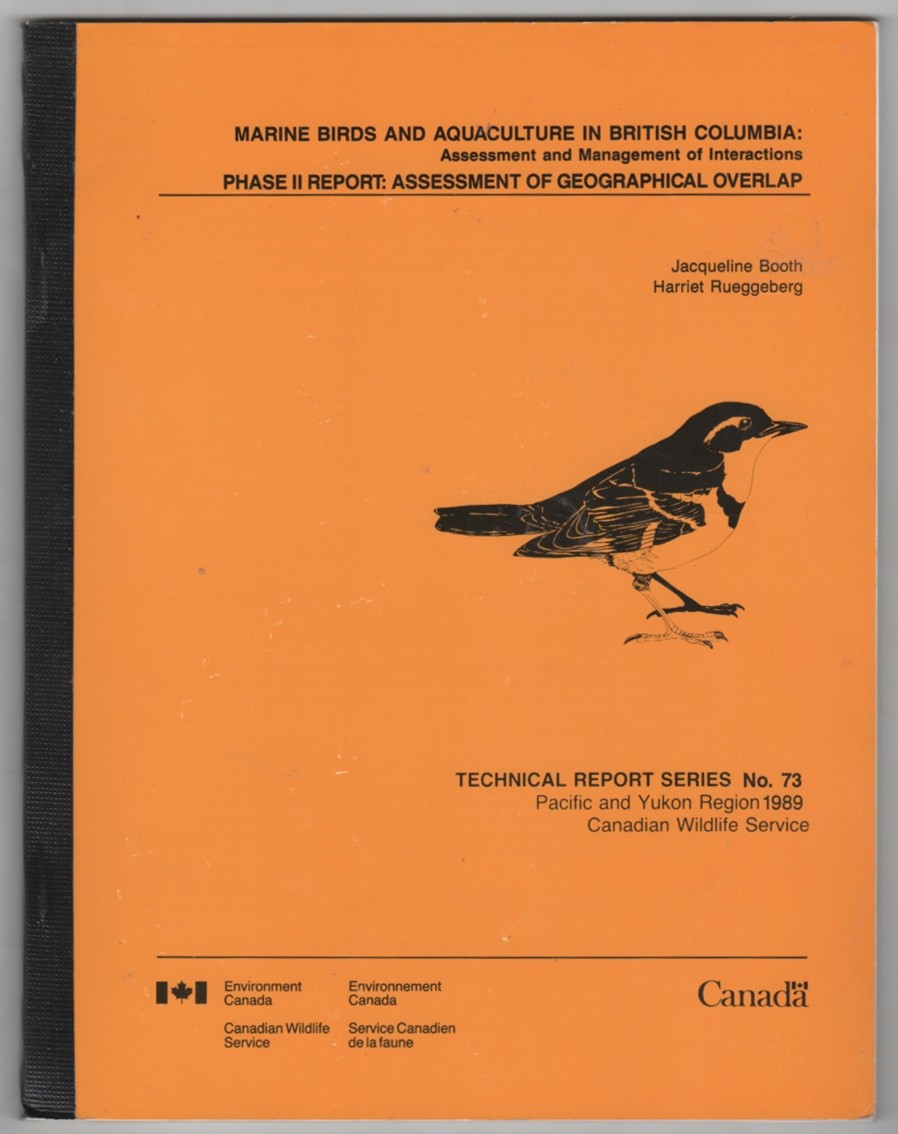 Image for Marine Birds And Aquaculture In British Columbia: Assessment and Management of Interactions Phase II Report: Assessment Of Geographical Overlap