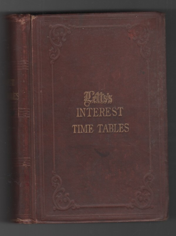 Image for Letts's Interest Time Tables - Containing 366 Openings